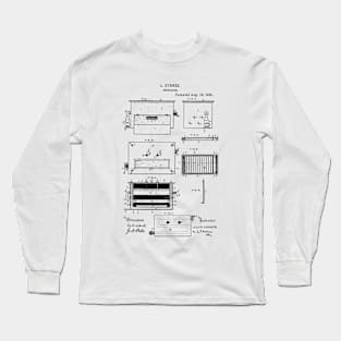 Incubator Vintage Patent Hand Drawing Long Sleeve T-Shirt